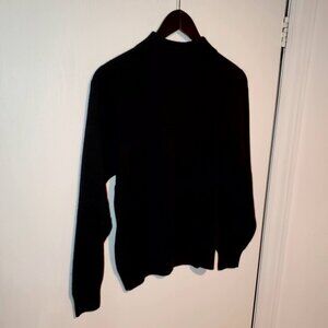 Women's Black CREW Neck Sweater Super Warm Fits Small - Mint Condition - Save $